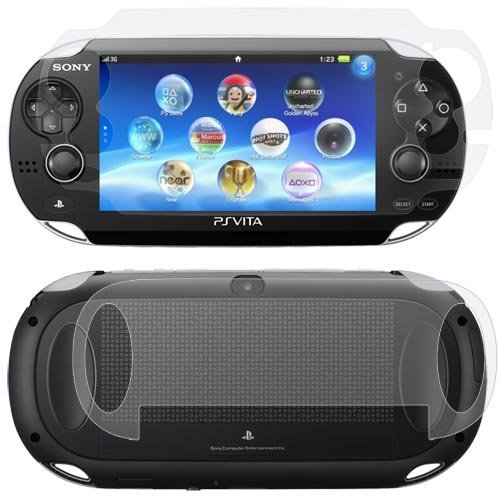 Skque Front & Back Duo Clear Screen Protector for Sony PlayStation Vita