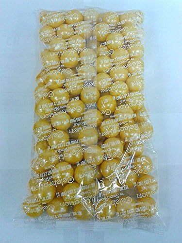 Yellow-Shimmer Gumballs 2 Pounds