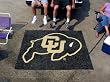 Univ of Colorado TAILGATER 5'x6' Floor Mat (Rug) - Colorado Golden Buffaloes NCAA College Athletics