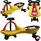 EZ Riders Ambulance Wiggle Ride-on Car Yellow