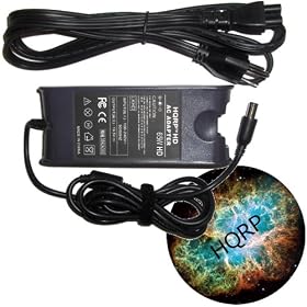 HQRP 65W Heavy-Duty AC Adapter for Dell Inspiron 8600 E1505 6000 6400 700M Laptop / Notebook Charger / Power Supply + Power Cable + HQRP Mousepad