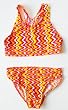 Girls 7-16 2PC Swimsuit Bikini/Tankini in Orange Pool