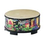 Remo KIDS PERCUSSION, Gathering Drum, 16 Diameter, 8 Height, Rain Forest Fabric