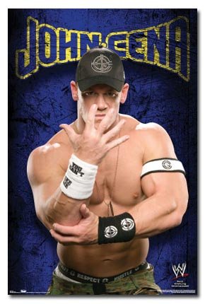 John Cena (You Can't See Me) Sports Poster Print - 24" X 36"