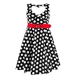 Hell Bunny Kleid SWEETHEART DRESS black/white XL