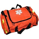 Ever Ready First Aid Large EMT First Responder Trauma Bag, Orange
