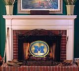 University of Michigan Fireplace Screen