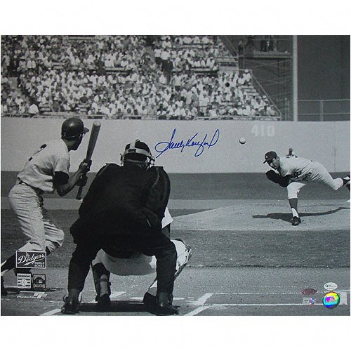 Sandy Koufax Los Angeles Dodgers - 1965 World Series Game 5 First Pitch - Autorgraphed 16x20 Photograph