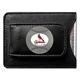Saint Louis Cardinals MLB Credit Card/Money Clip Holder (Leather)