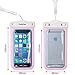 DandyCase iPhone 6 Case, Slim Waterproof Case for Apple iPhone 6 (Will NOT fit iPhone 6 Plus or Other Smartphones) - IPX8 Certified to 100 Feet [Retail Packaging (Pink)