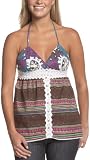 Rampage Juniors' Halter Top,Brown,Medium