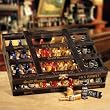 48ct Liqueur Crate Dark Wood