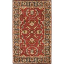 Big Sale Best Cheap Deals Surya CAE1007 Caesar Classic Hand Tufted 100% Wool Red Rug (12-Feet x 15-Feet )