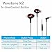 Venstone X2 Sport Headphones Sweat-proof Resistant Noise Isolating Earphones Button Control with Microphone Earbuds