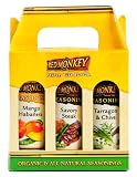 Red Monkey Foods Favorites Seasoning 3 Piece Gift Set, Savory Steak-Mango Habanera- Tarragon and Chive,