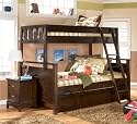 Ashley Furniture Benson Twin over Full Bunk Bed - Free Shipping!