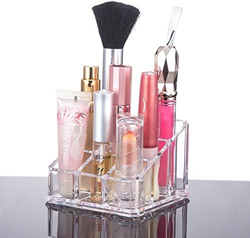 GUOGUOGO Make Up For Cosmetic Pencil Blush Nail Polishes Lipstick Holder Shelf 9 Spaces