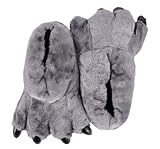 Simplicity Novelty Padded Animal Paw/Claw Soft Plush Slipper Shoes