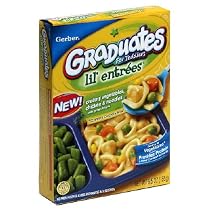 Gerber Lil' Entrees Graduates Complete Meals, Creamy Vegetables, Chicken & Noodles, 5.5-Ounce Boxes (Pack of 12)