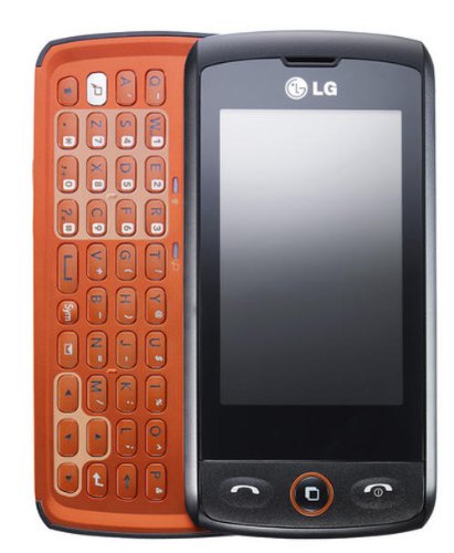 LG GW525 Unlocked GSM Quad-Band Cell Phone with 3 MP Camera, Touchscreen, QWERTY Keyboard, Bluetooth--International Version with No US Warranty