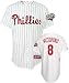 Shane Victorino Philadelphia Phillies Home Replica Jersey with 2009 World Series Patch - XX-Large