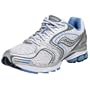 Saucony Women's Progrid Hurricane 10 Running Shoe,White/Light Blue,9 M