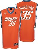 Sean May Youth Jersey: adidas Blue Replica #42 Charlotte Bobcats Jersey - Large (14-16)