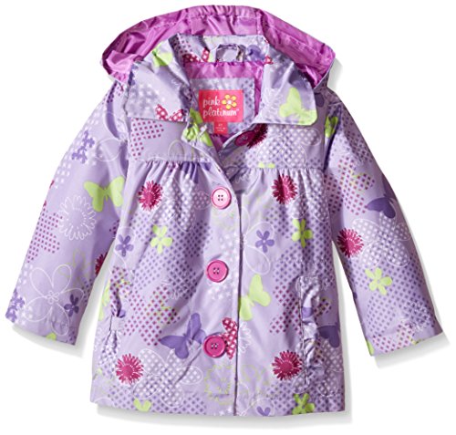 Pink Platinum Girls Printed Floral Rain Jacket Desertcart INDIA