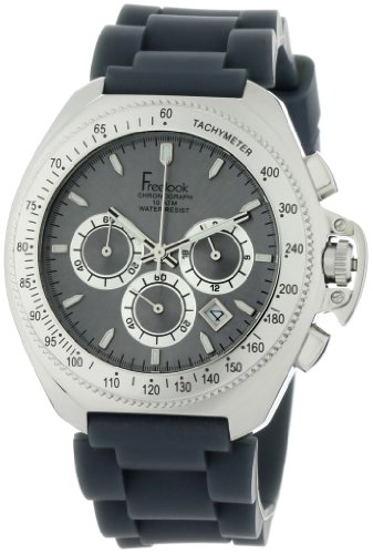 Freelook Men's HA6303-7 Aquamarina Iii Grey Band and Grey Dial Watch