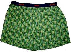 Men's J. Jerry Garcia Boxer Shorts Green Multi Clown Hamlet Size Large
