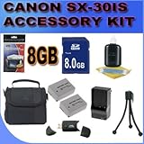 BigVALUEInc Accessory Saver Bundle Kit For Canon Powershot SX30IS SX30 SX-3 ....