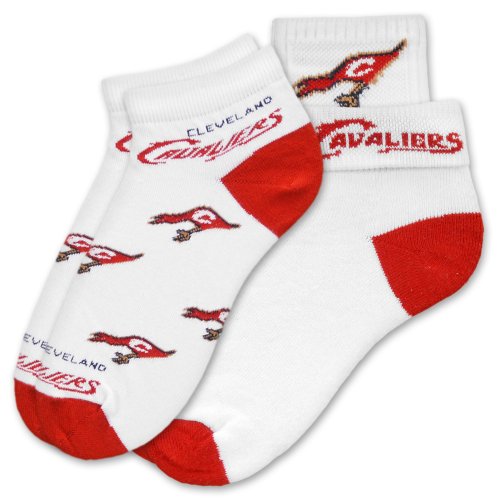 NBA Cleveland Cavaliers Womens Socks, 2-Pack