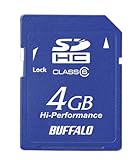 BUFFALO Class6 SDHCΉSDJ[h4GB MB-RSDC-4GB