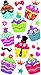 Sticko Sticker Themed-Dress Up Cupcakes 52-00202