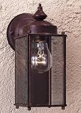Minka Lavery 71164-91 contractor series Lantern Antique Bronze 4-1/2W x 10-1/4H x 6Ext.