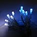 Blue and White Battery LED Fairy Lights 10 bulb - Static