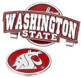 Washington State Cougars Slider Hat Clip W/ Golf Ball Marker - NCAA College Athletics