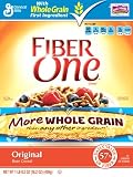 Fiber One Bran Cereal, 16.2-Ounce Boxes (Pack of 6)
