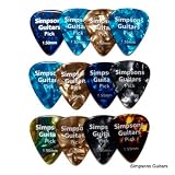 12 X CELLULOID PEARLOID GUITAR PICKS plectrums HEAVY gauge 1.5mm