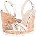Nine West Women's Kindeyes Metallic Wedge Sandal