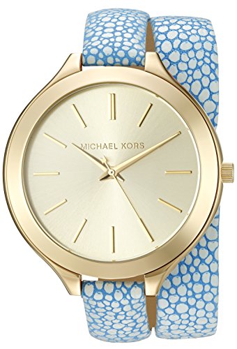 Michael Kors Women's Slim Runway Blue Watch MK2478