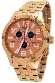 Corvette #CR-Z06/330RG9 Men's Rose Gold Tone Stainless Steel Swiss Chronograph Rose Gold Dial Watch