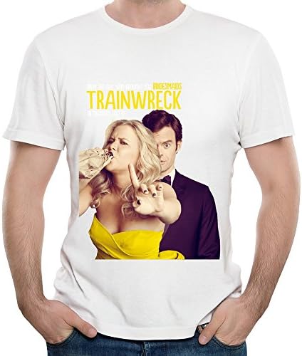 Zcyy Men's Trainwreck Amy Schumer Judd Apatow White T Shirt Medium