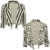 Paloma New Womens Waterfall Blazer 3/4 Sleeve Ponte Ladies Blazer Jacket Coat