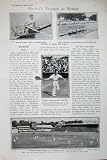 1908 ROWING DIAMOND SCULLS BOAT TENNIS CRICKET SPORT