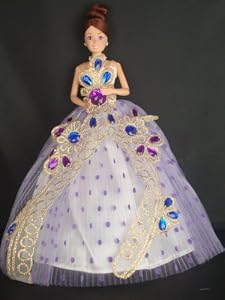 Beautiful Jewelled Gown Made for the Barbie Doll