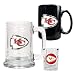 Kansas City Chiefs NFL 15oz Tankard, 15oz Ceramic Mug & 2oz Shot Glass Set - Primary Logo