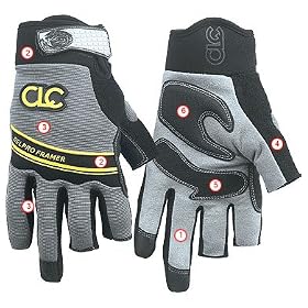 Custom LeatherCraft 150S Glove, Gel Pro Framer, Small by Custom Leather Craft