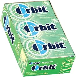 Orbit Sweetmint Sugarfree Gum, 14-Piece Packs (Pack of 24)