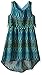 Derek Heart Girls' Big Hi-Low Racer Back Tier Dress Poms